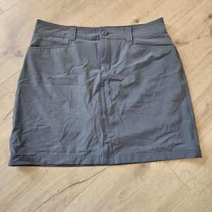Gray Eddie Bauer Mini Skirt